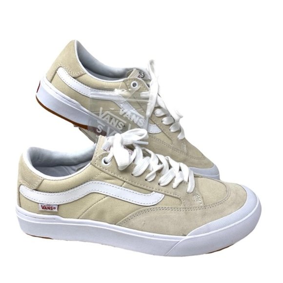 💖MEGA SALE💖VANS Berle Whitecap Suede Low Top White Tan  Women’s  VN0A5JIJ83M - Picture 3 of 10
